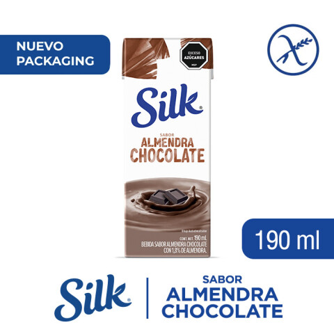 Leche Vegetal Silk Almendra Chocolate 190 ml Bebida Silk Almendra Choco 190