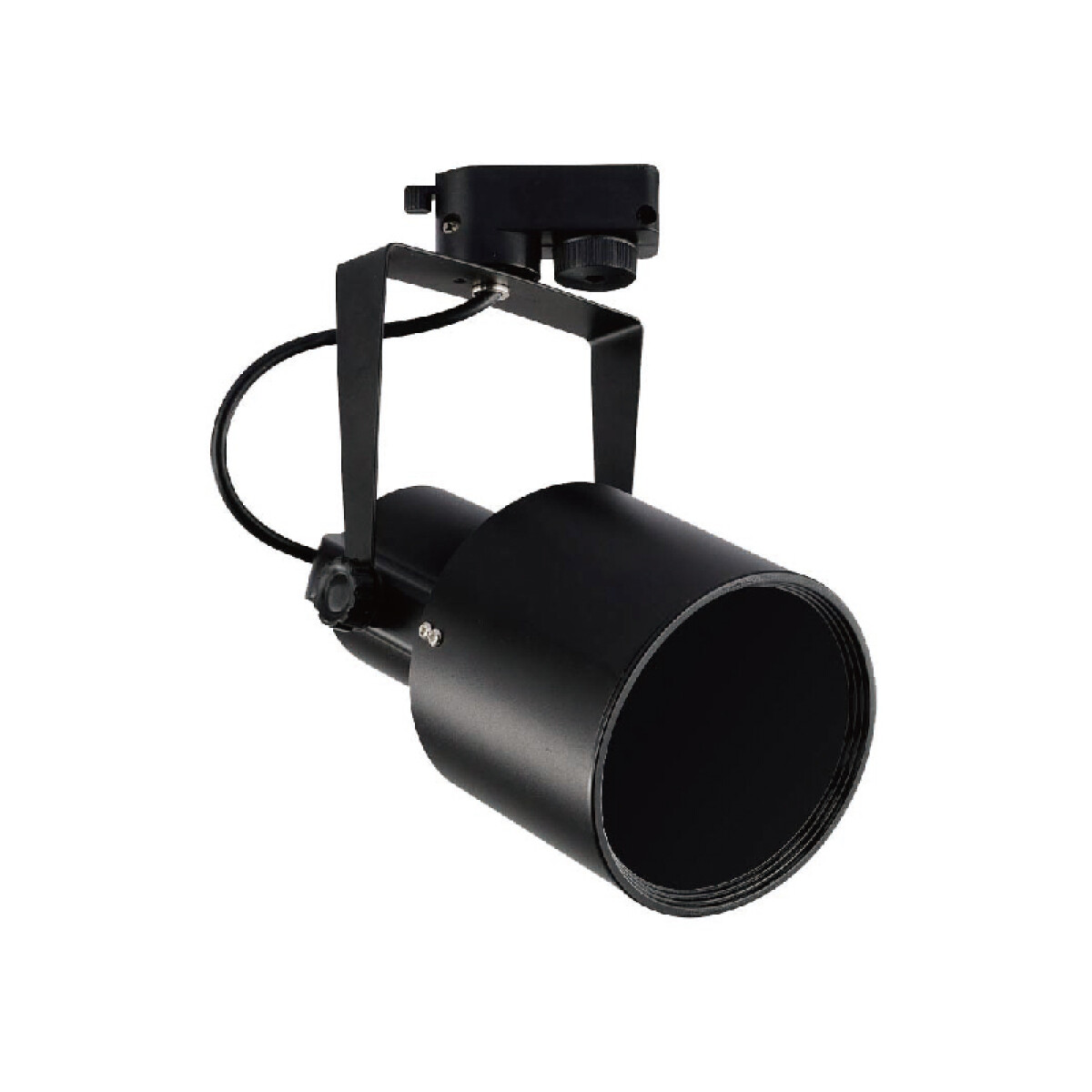 Spot de riel en metal negro 1XE27 PAR30 Cuello alto - IX9614 