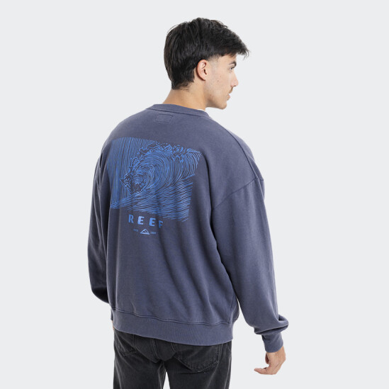 Buzo Reef Round Neck Azul