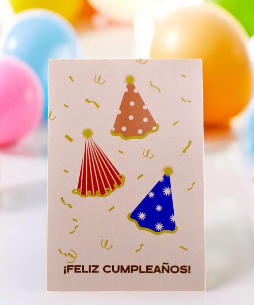 Tarjeta cumpleaños 10x15. DISEÑO 14