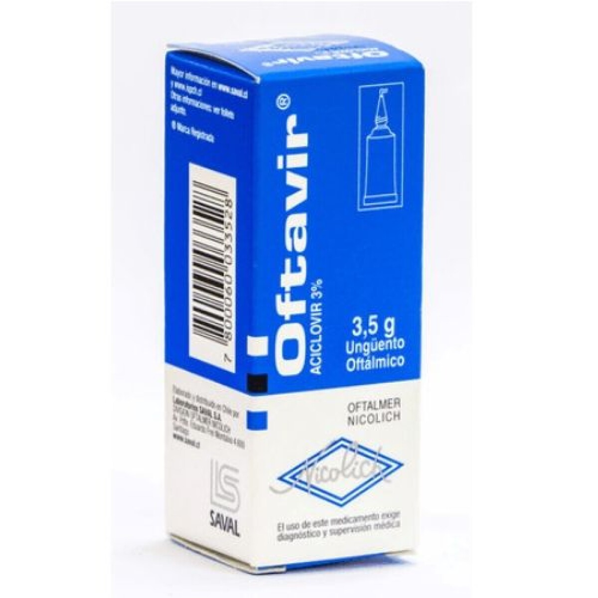 Oftavir Ungüento 3,5 g – Alivio Ocular 