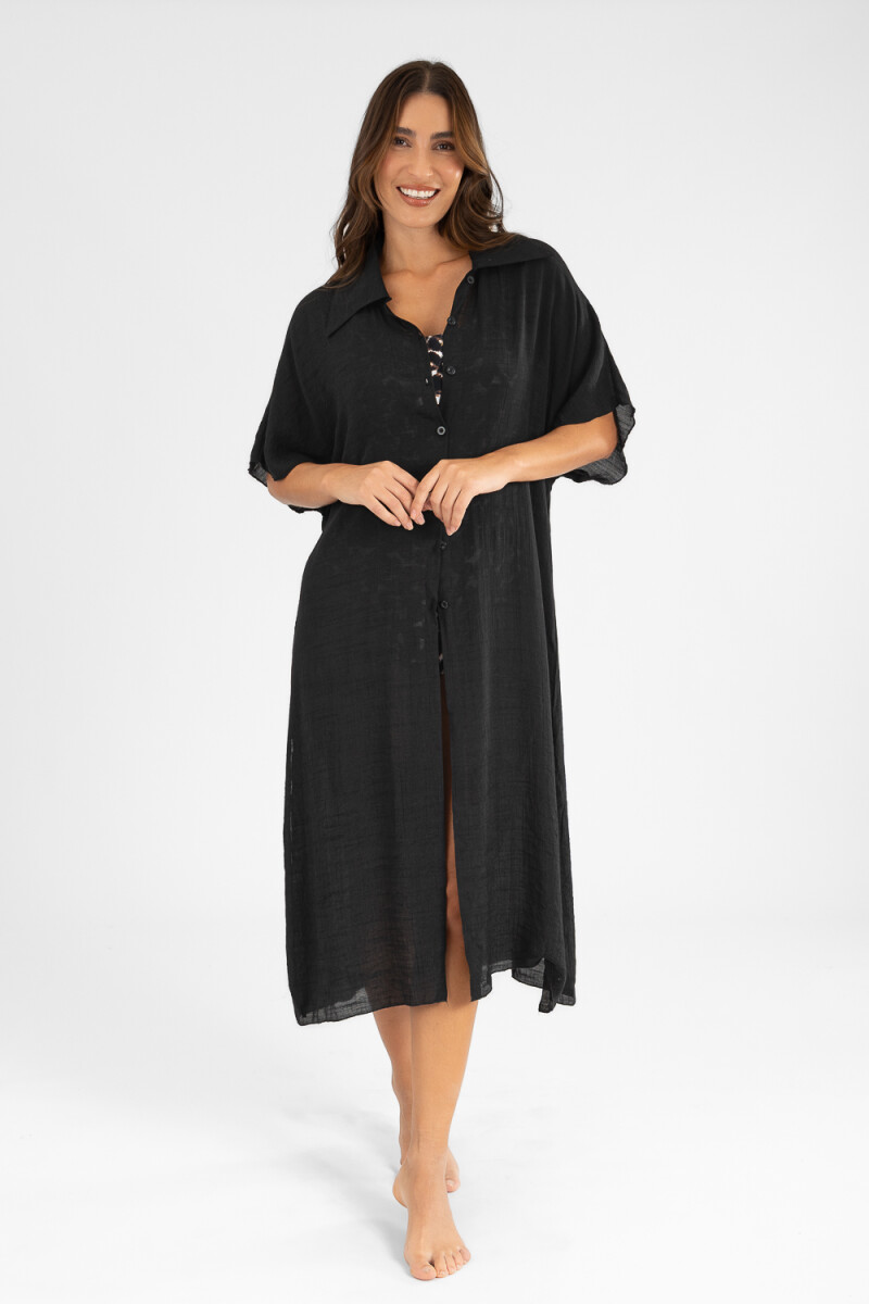 Vestido largo mona Negro