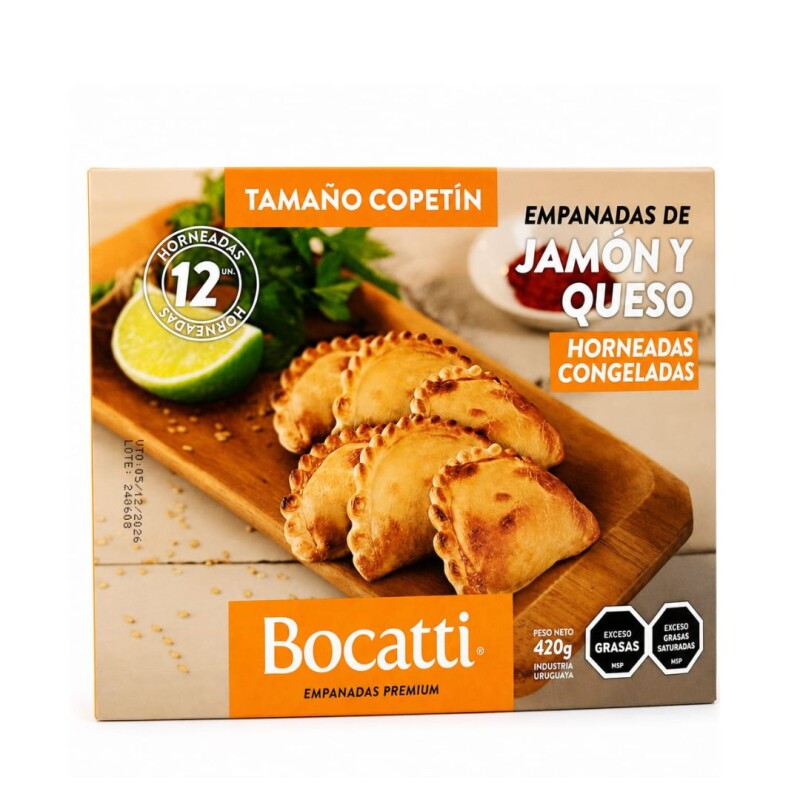 EMPANADAS COPETIN DE JYQ X 12 BOCATTI PREMIUM EMPANADAS COPETIN DE JYQ X 12 BOCATTI PREMIUM