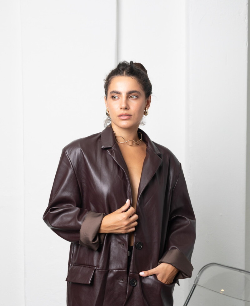 Blazer Florencia bordó