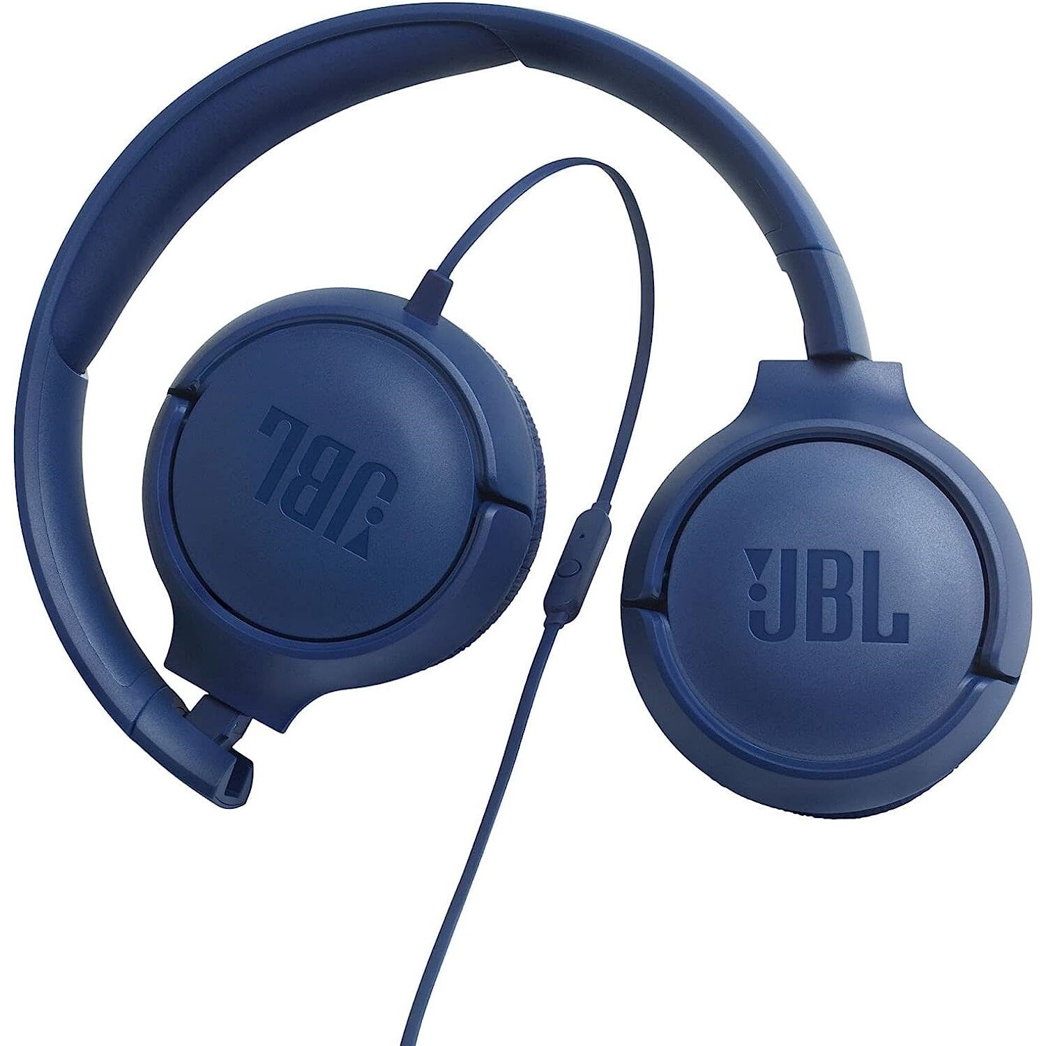Auriculares JBL Tune 500 Pure Bass Cable Plano Jack 3.5mm - Color Variante  Azul — Atrix