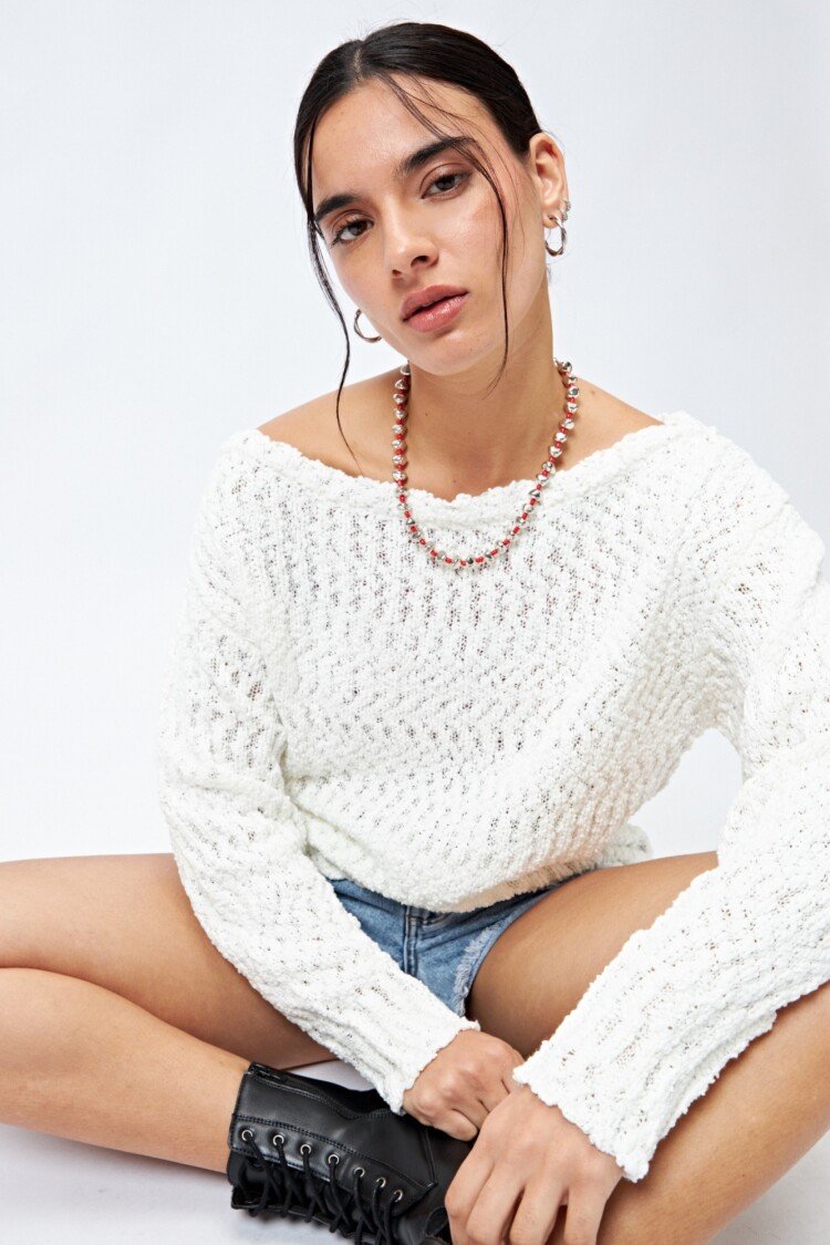SWEATER FLORIE Crudo