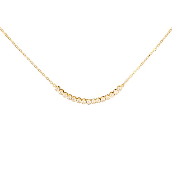 Conjunto Moderno-Oro bajo-Piedra Zirconia-CJ8022 Conpiedra