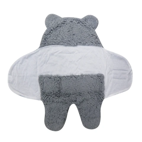 Manta para Bebés con Forma de Oso GRIS