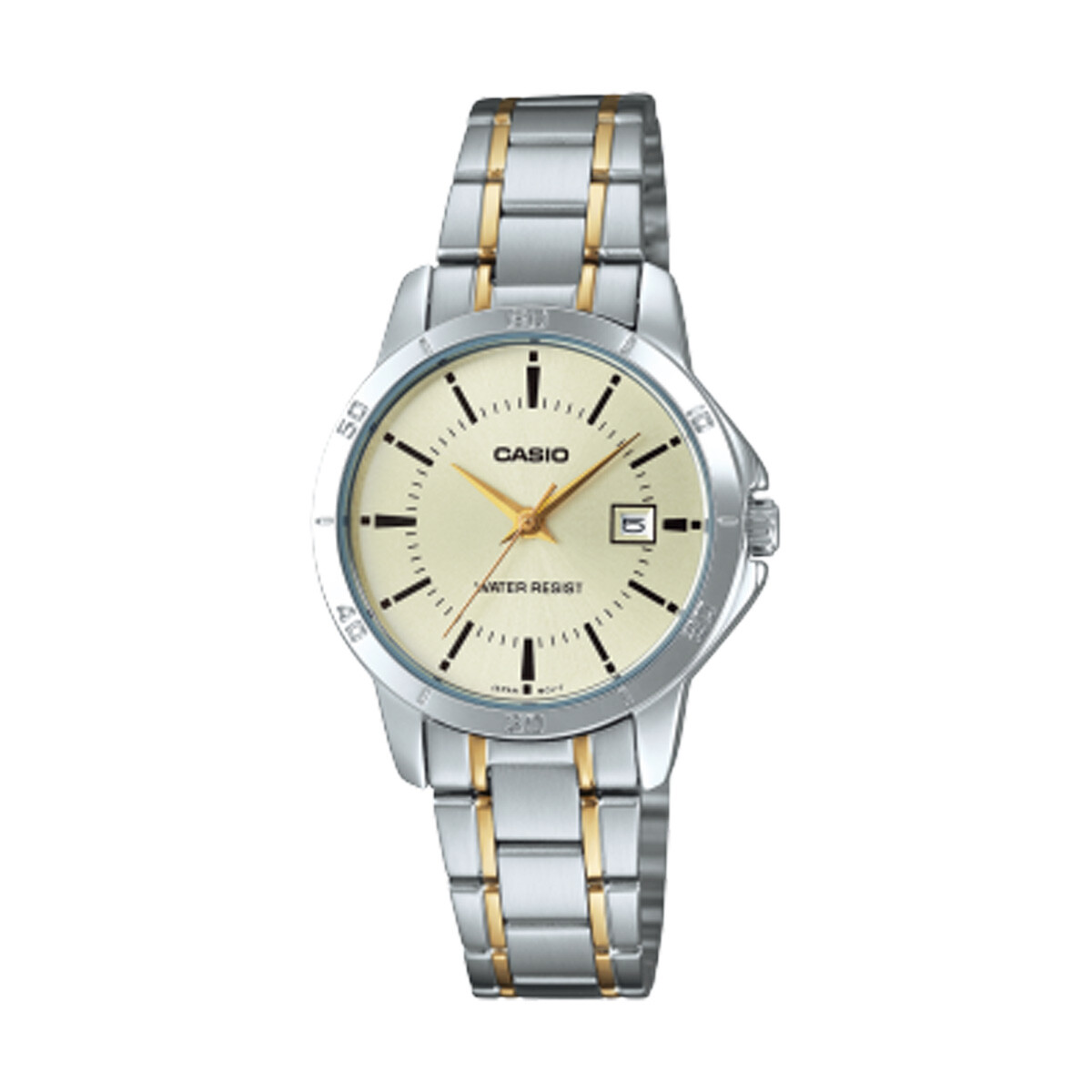 Reloj Casio LTP-V004SG-9AUDF Dama - Dorado con Plateado 
