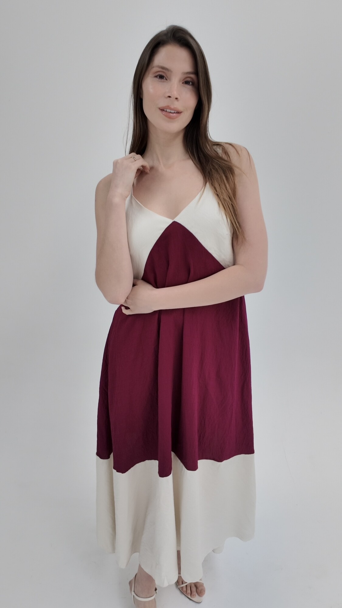 Vestido Sienna Bordó