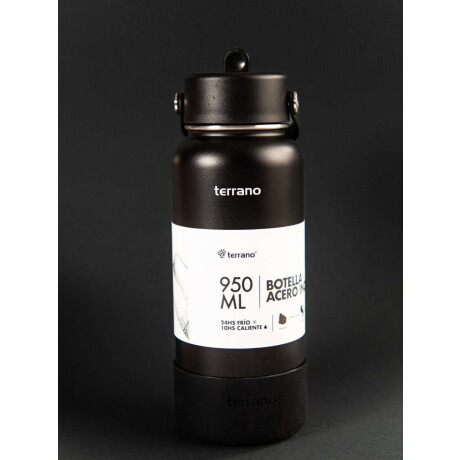 Botella Térmica Con Pico 950Ml. Negro