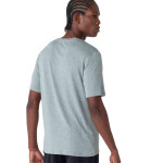 Fila remera masculina comfort logo ii - grey merge/negro Gris-Negro