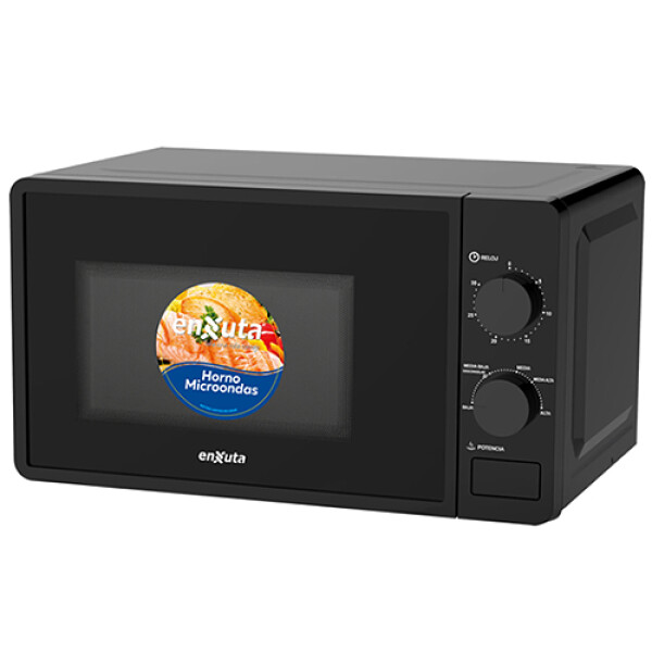 MICROONDAS ENXUTA MOENX0320MNG- 20L Negro Manual Sin color