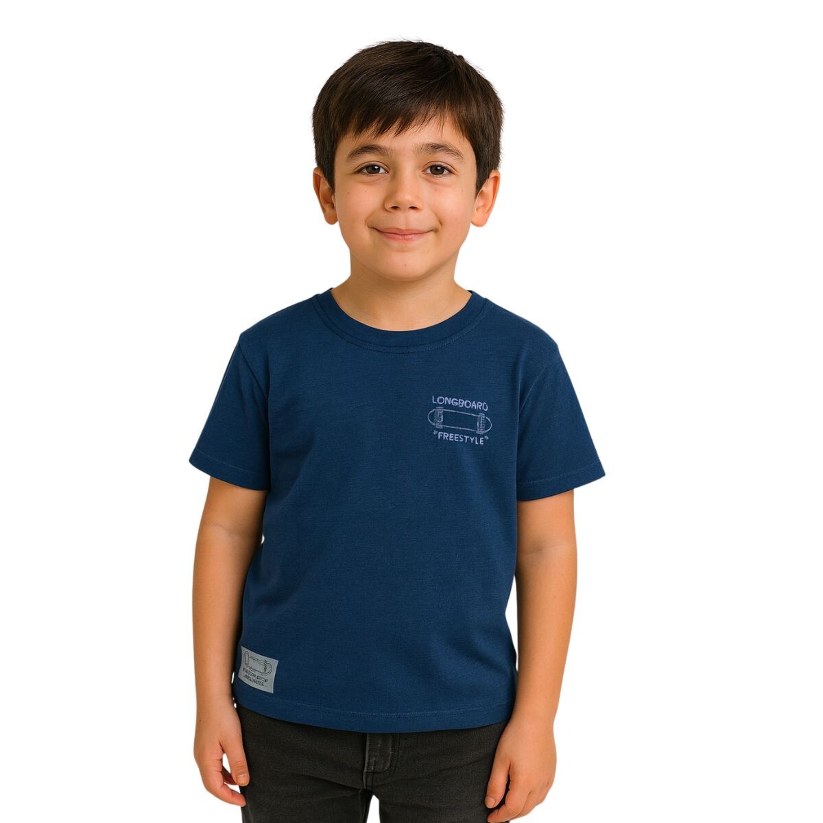 REMERA 4-16 - AZUL MARIN 