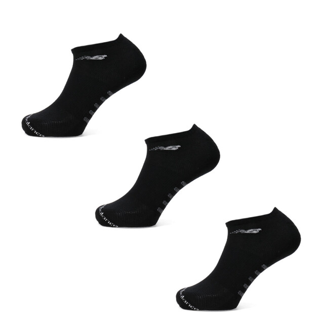 Medias de Hombre New Balance x3 Show Negro - Blanco