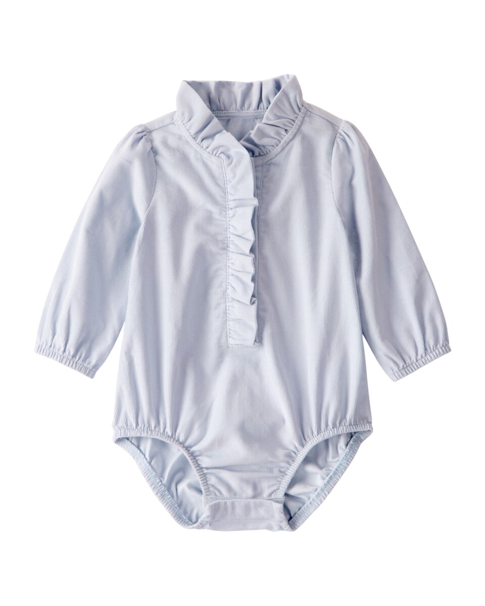 Body de pana, celeste 