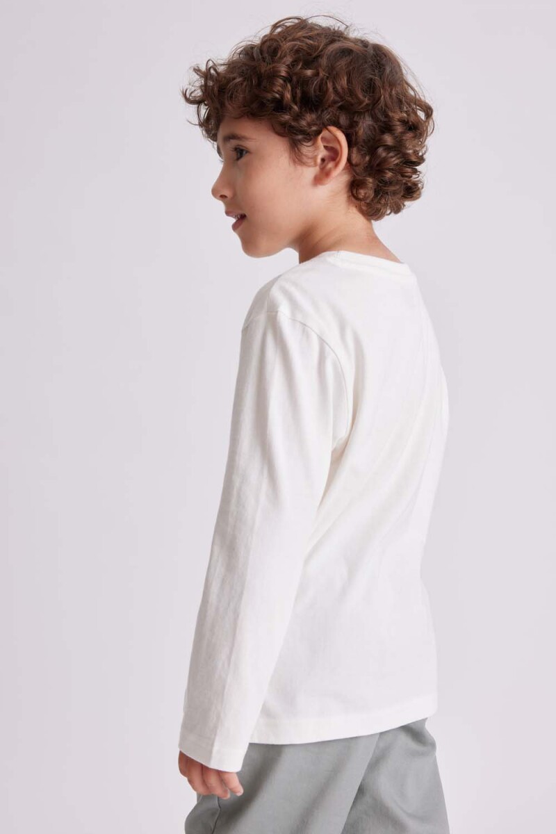 Remera estampada Blanco