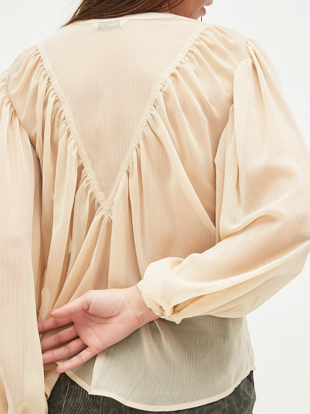 BLUSA MORITAN BEIGE