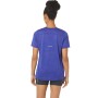 Race V-Neck SS Top - Mujer Eggplant/night Shade