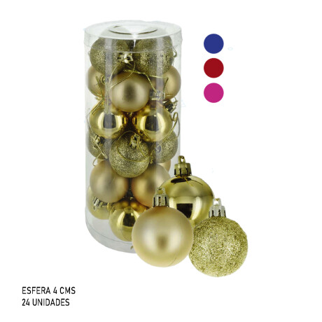Esfera 4cm, set de 24 piezas Esfera 4cm, set de 24 piezas