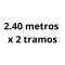 Mango Telescópico CLOROPAY 2.40 metros x 2 Tramos