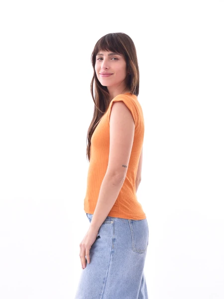 REMERA ORQUIDEA NARANJA