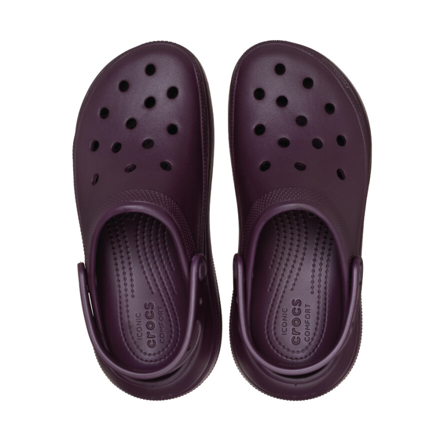 Plataformas Crocs Crush Clog - Unisex Plush Plum