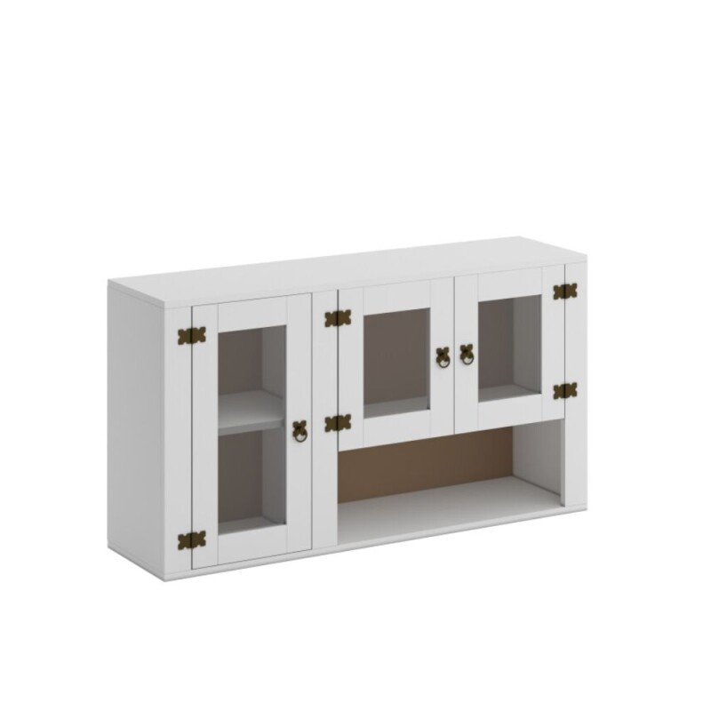 Aéreo 3 Puertas Vidrio - Línea Mexicana Blanco Aéreo 3 Puertas Vidrio - Línea Mexicana Blanco