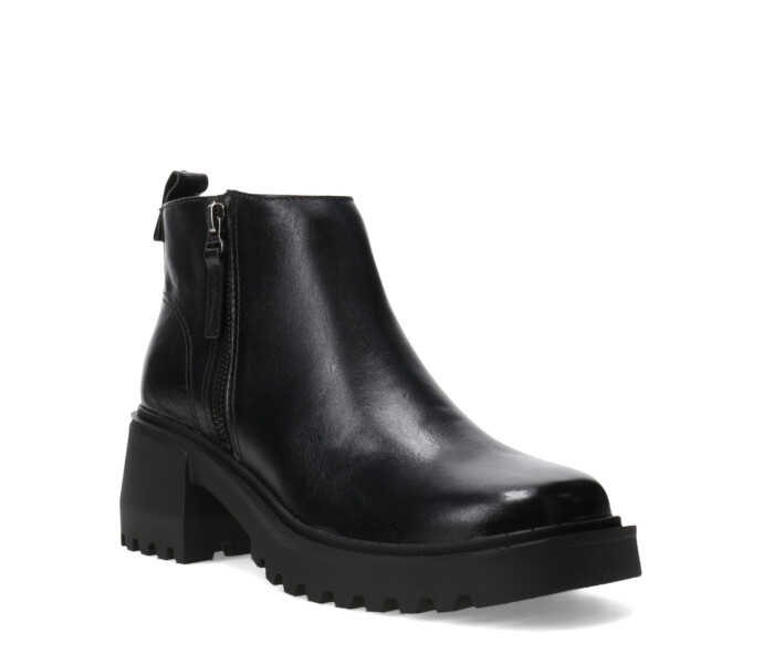 Botas de Mujer Bottero Caña Baja Con Cierre Negro