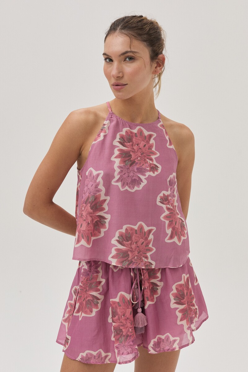 Top Lirio Rosa