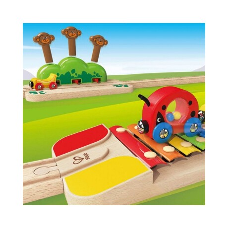 Juego de Tren de Madera Hape diseño de Catarina y Amigos Juego de Tren de Madera Hape diseño de Catarina y Amigos