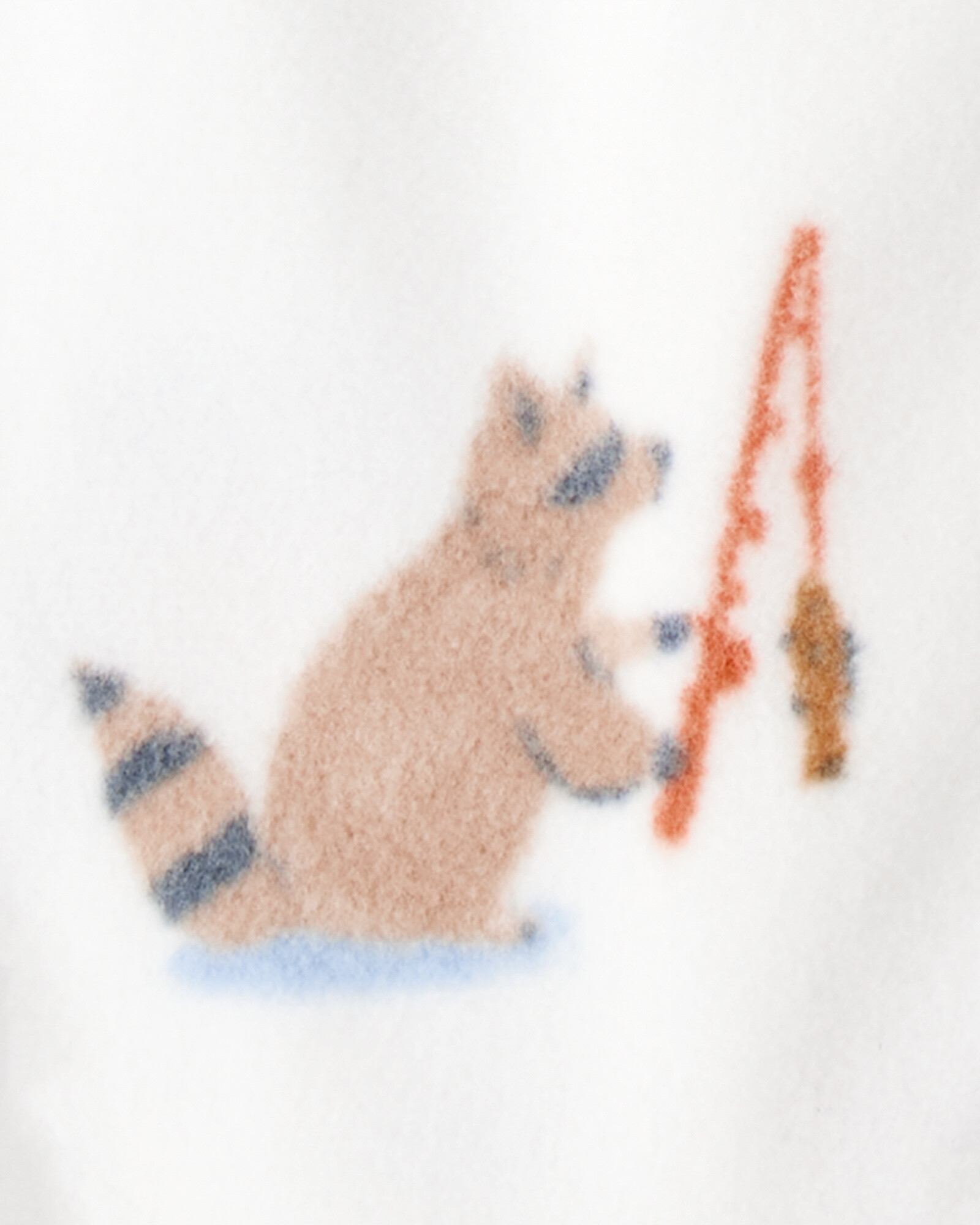 Pijama una pieza de micropolar, con pie, diseño animales del bosque Pijama una pieza de micropolar, con pie, diseño animales del bosque