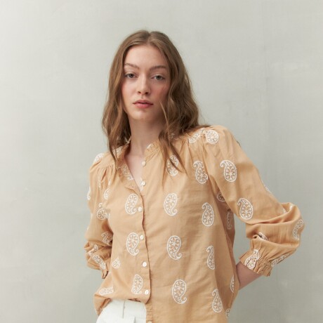 CAMISA ARABESCO Caramelo