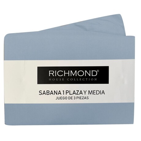 Juego Sábanas Richmond House 1 Plaza Y Media Lisa Celeste
