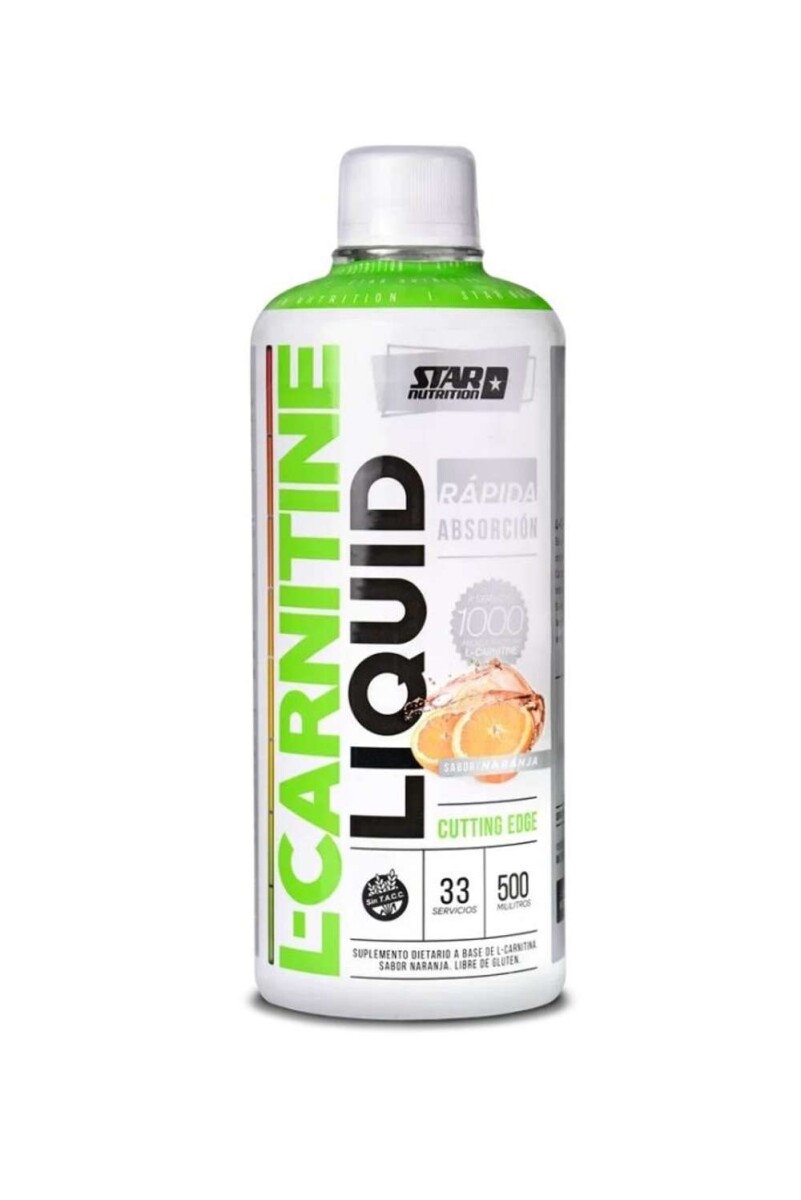 Carnitina Líquida Star Nutrition 500 ml - Naranja 