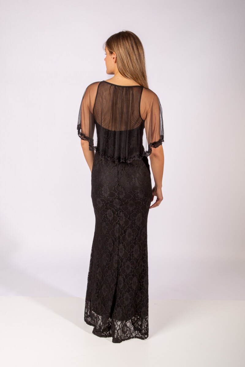 Vestido Mousse Negro