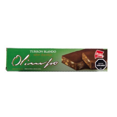 Turron Olimpo 45 grs Blando sabor Chocolate