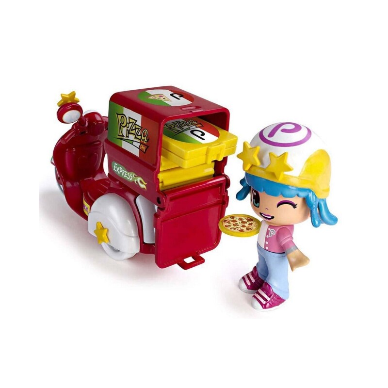 Pinypon delivery moto pizzería con accesorios Pinypon delivery moto pizzería con accesorios