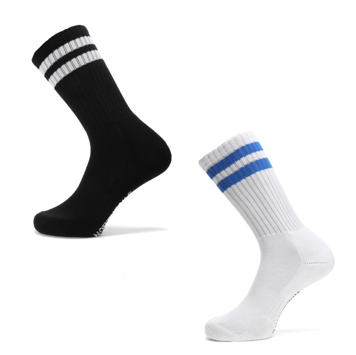 Medias Unisex N+ Queluz - Negro - Blanco - Azul 