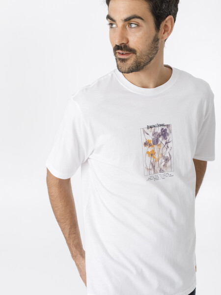 T-SHIRT JARDIN BLANCO