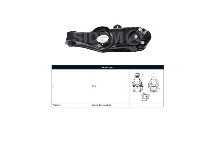 Parilla De Suspension Delantera Mitsubishi L200 96-06 Der Parilla De Suspension Delantera Mitsubishi L200 96-06 Der