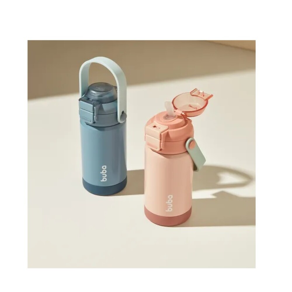 Vaso termico botella doble pared BUBA azul