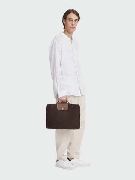 Longchamp -Maletín plegable de nylon, Le pliage Marrón