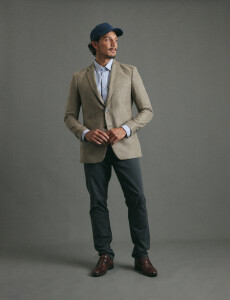 080422 PANTALÓN SPORT S/PINZAS HARRY Gris Oscuro