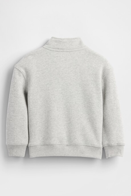 Buzo Deportivo Medio Cierre Toddler Niño Light Heather Grey B08