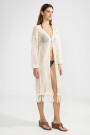FRINGES CARDIGAN Cream
