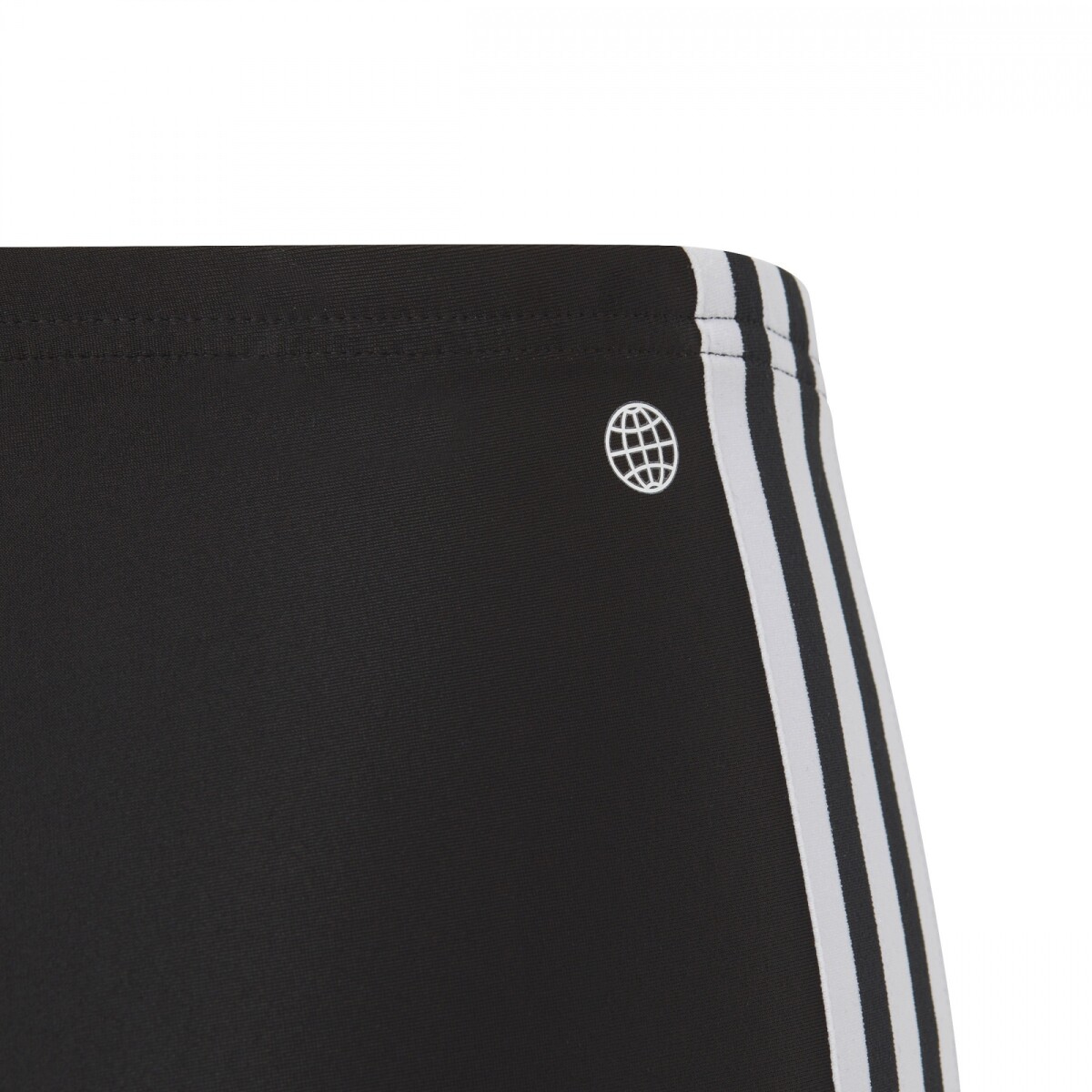 Short Adidas Classic 3-Stripes Swim Boxer de Niños - Negro 