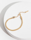 Pulseras Flexibles Metal Pulsera De Cadena Snake - Dorado