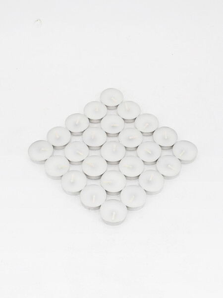 VELA TEA LIGHT SET X 25 BLANCO