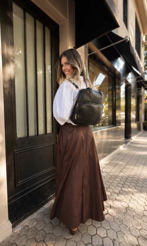 MOCHILA CLARA NEGRO
